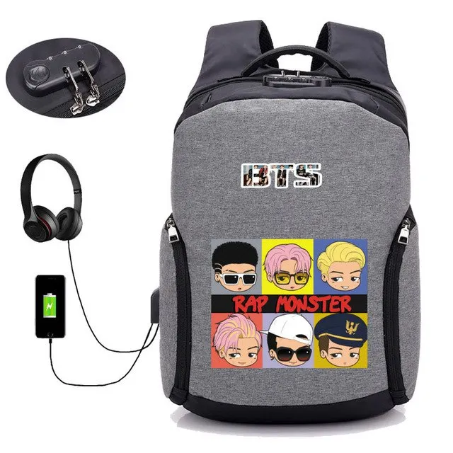 BTS Backpack with external USB interface