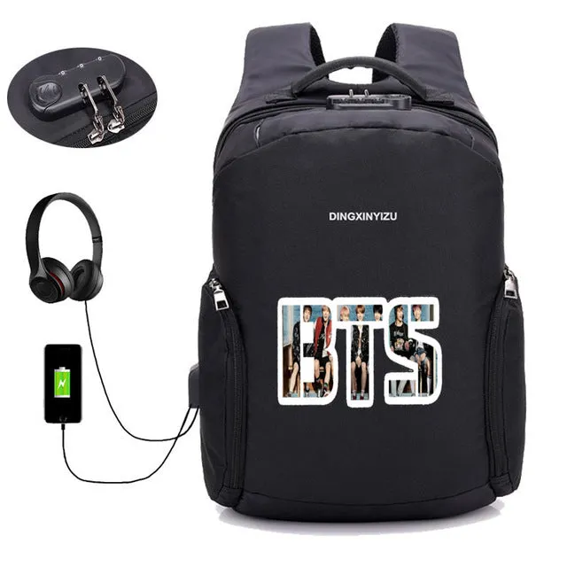 BTS Backpack with external USB interface