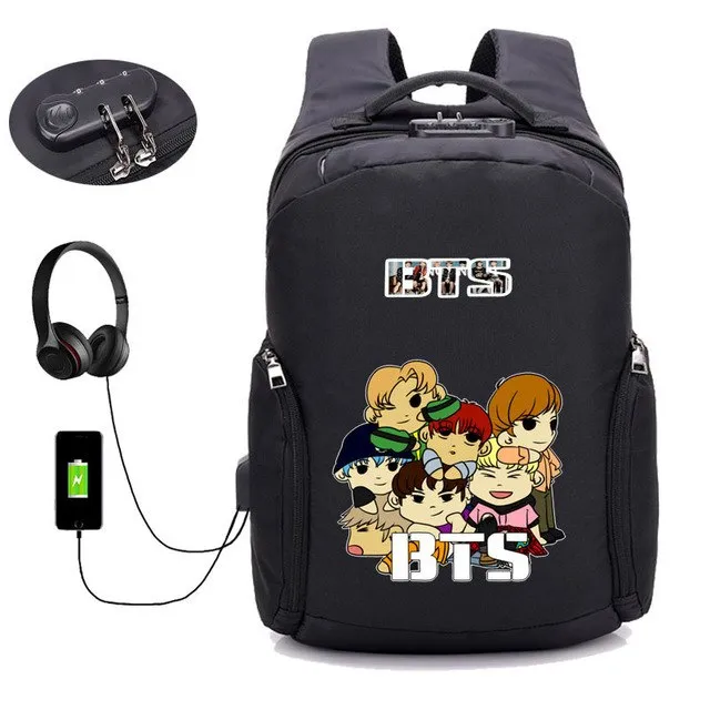 BTS Backpack with external USB interface