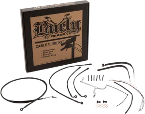 Burly Brand B30-1185 Handlebar Cable/Line Install Kit - Black