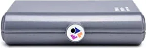 Caboodles Twilight Disco - Take It Touch-up Tote Travel-Sized Costmetic Organizer, Silver Sparkle