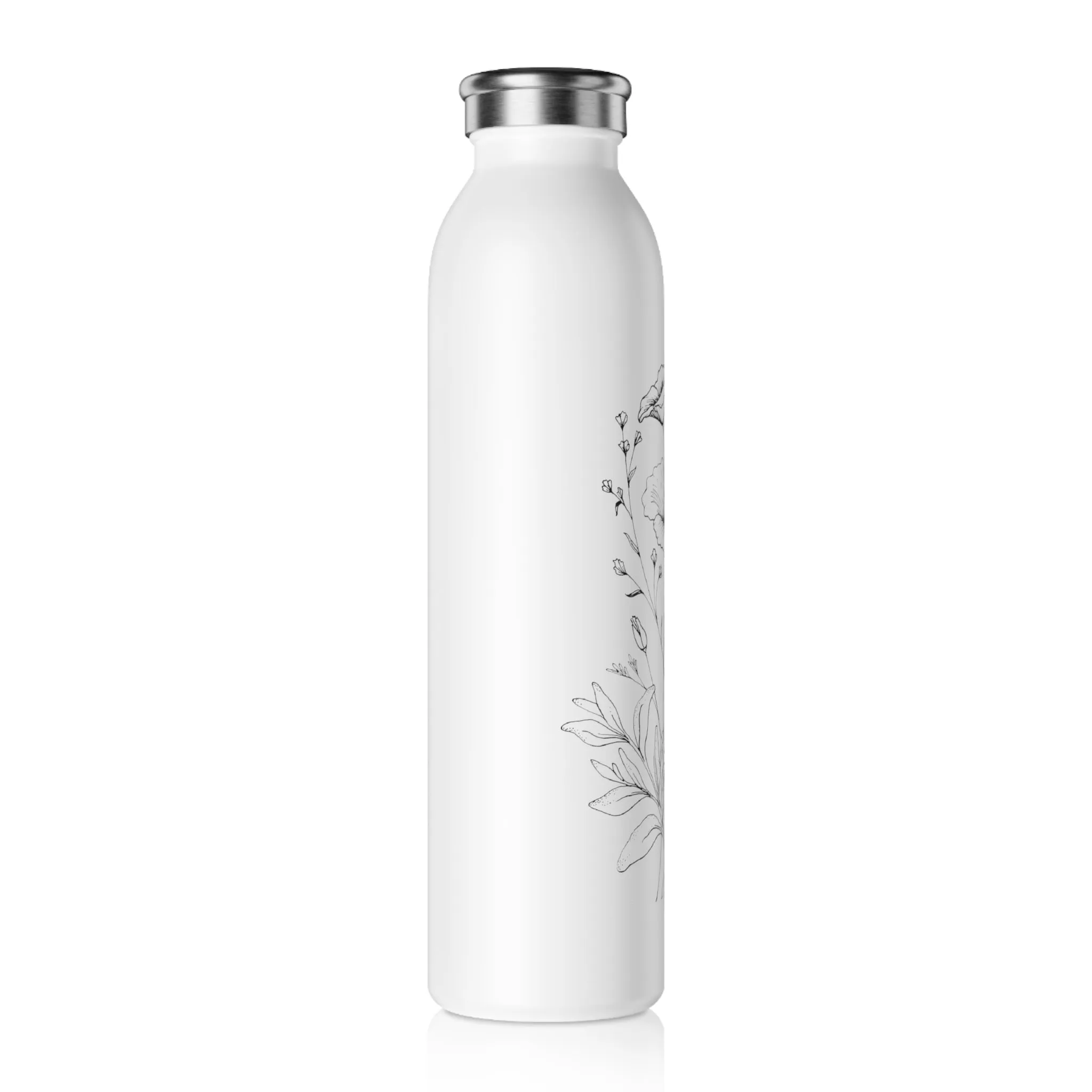 California Wildflower Slim Water Bottle