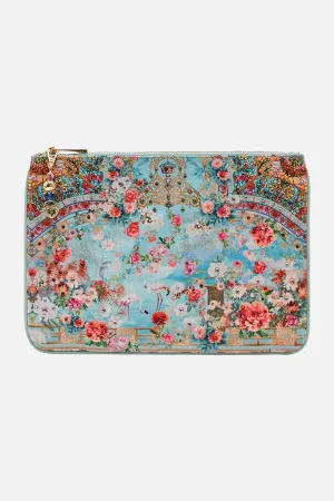 CAMILLA - Small Canvas Clutch JEWELLERY MUSEUM