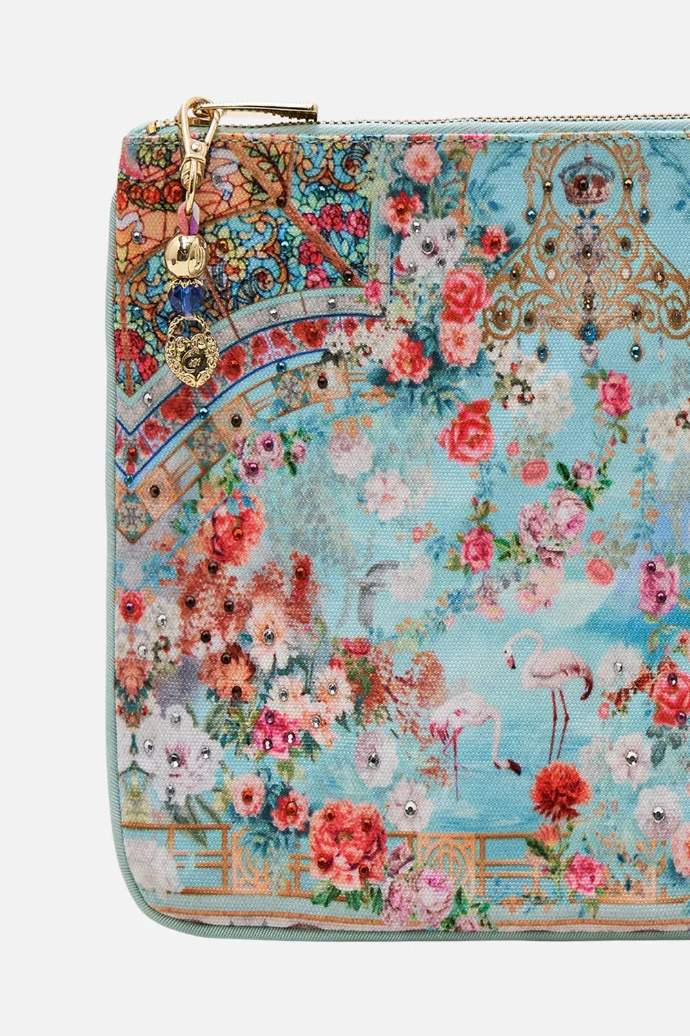 CAMILLA - Small Canvas Clutch JEWELLERY MUSEUM