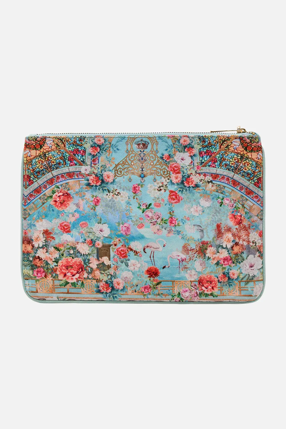 CAMILLA - Small Canvas Clutch JEWELLERY MUSEUM