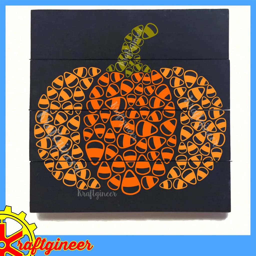 Candy Corn Pumpkin