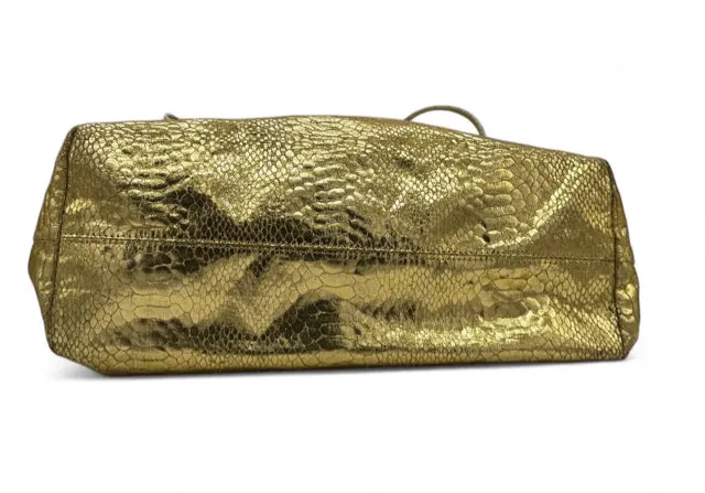 CARLOS FALCHI Gold Handbag
