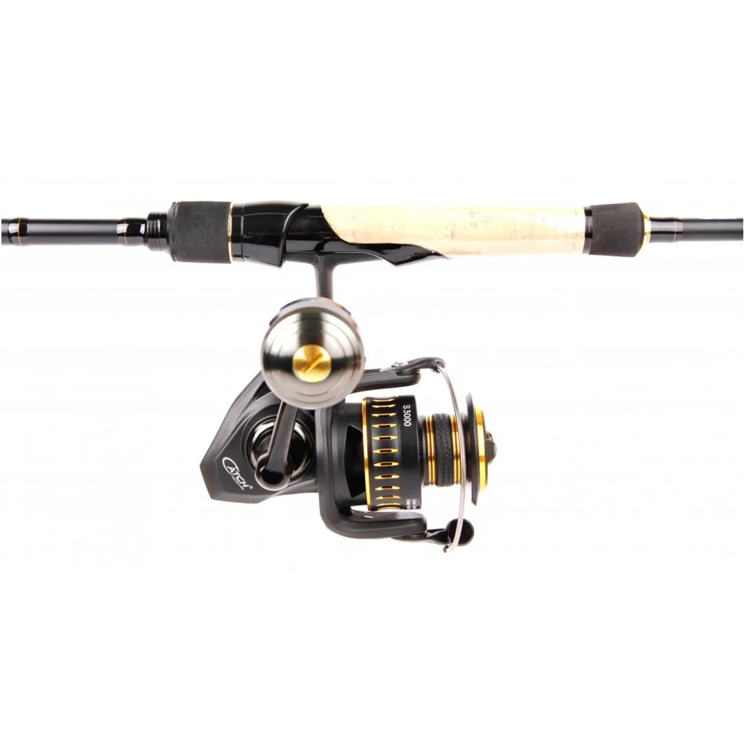 Catch Softbait Combo S3000    Softbait Spin Rod 8kg Drag 7ft 3in 2 Piece 8-12kg
