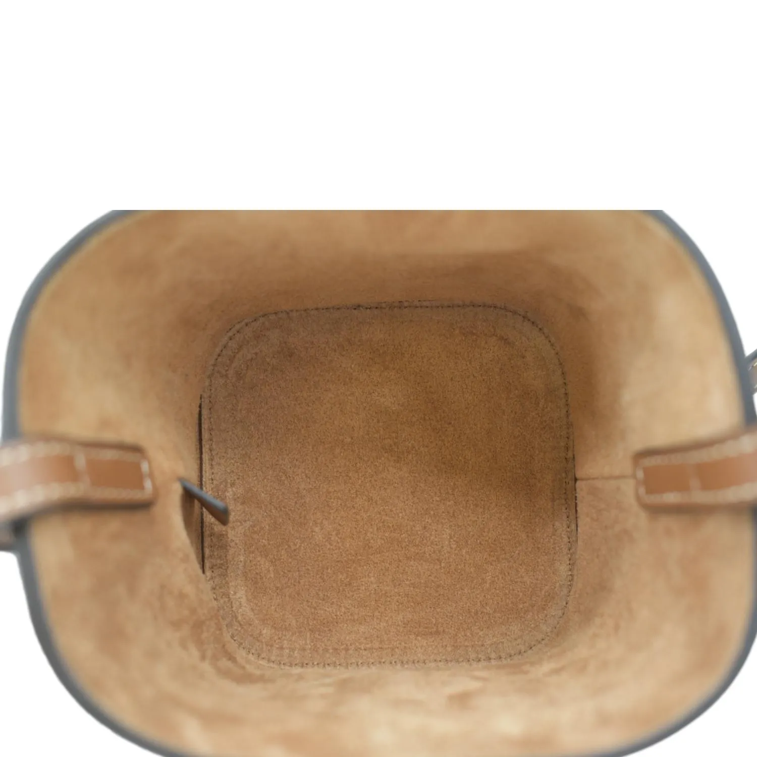 CELINE Small Box Cuir Triomphe Leather Crossbody Bag Tan
