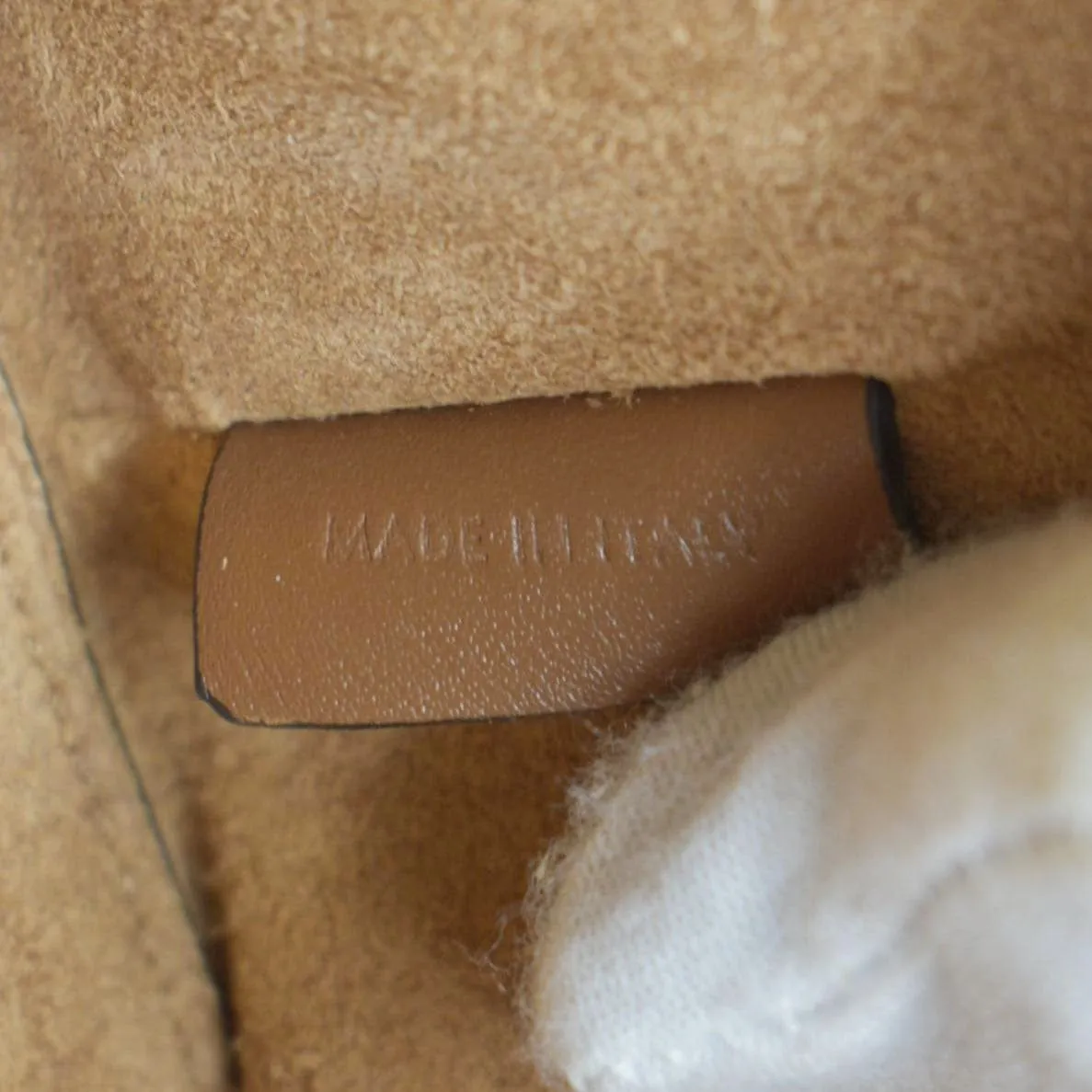 CELINE Small Box Cuir Triomphe Leather Crossbody Bag Tan