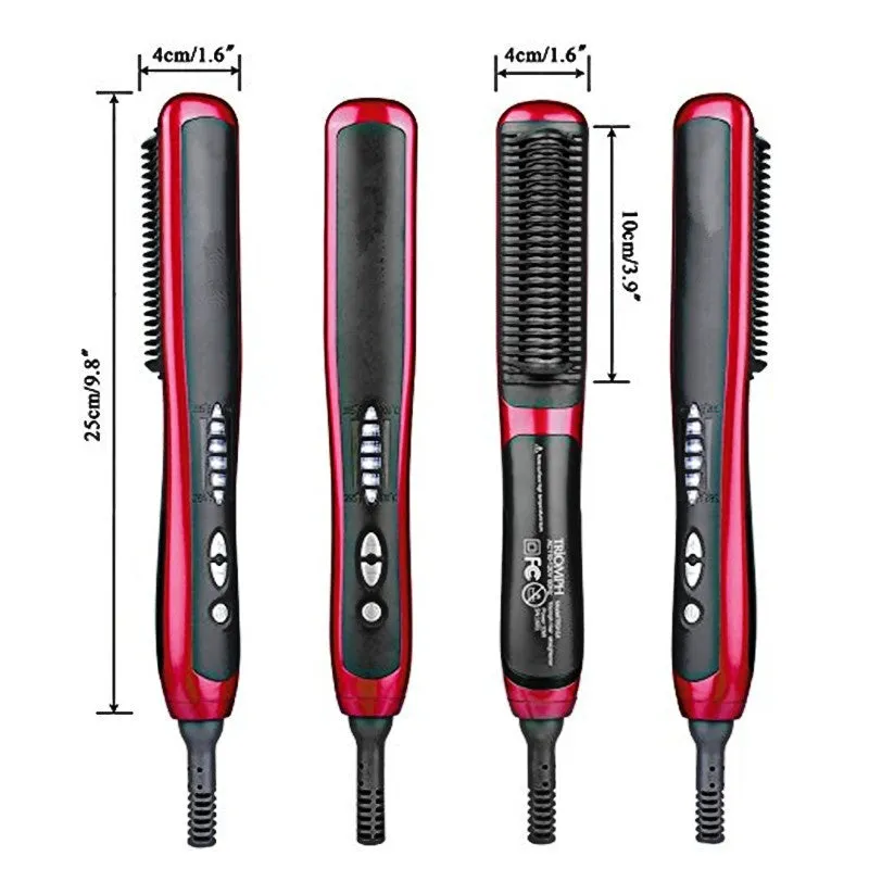 Ceramic Hair Combs Professional Electric Hair Straightening Brush