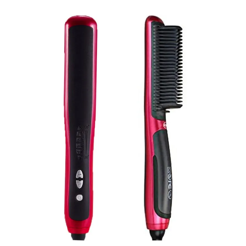 Ceramic Hair Combs Professional Electric Hair Straightening Brush