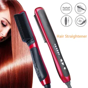Ceramic Hair Combs Professional Electric Hair Straightening Brush