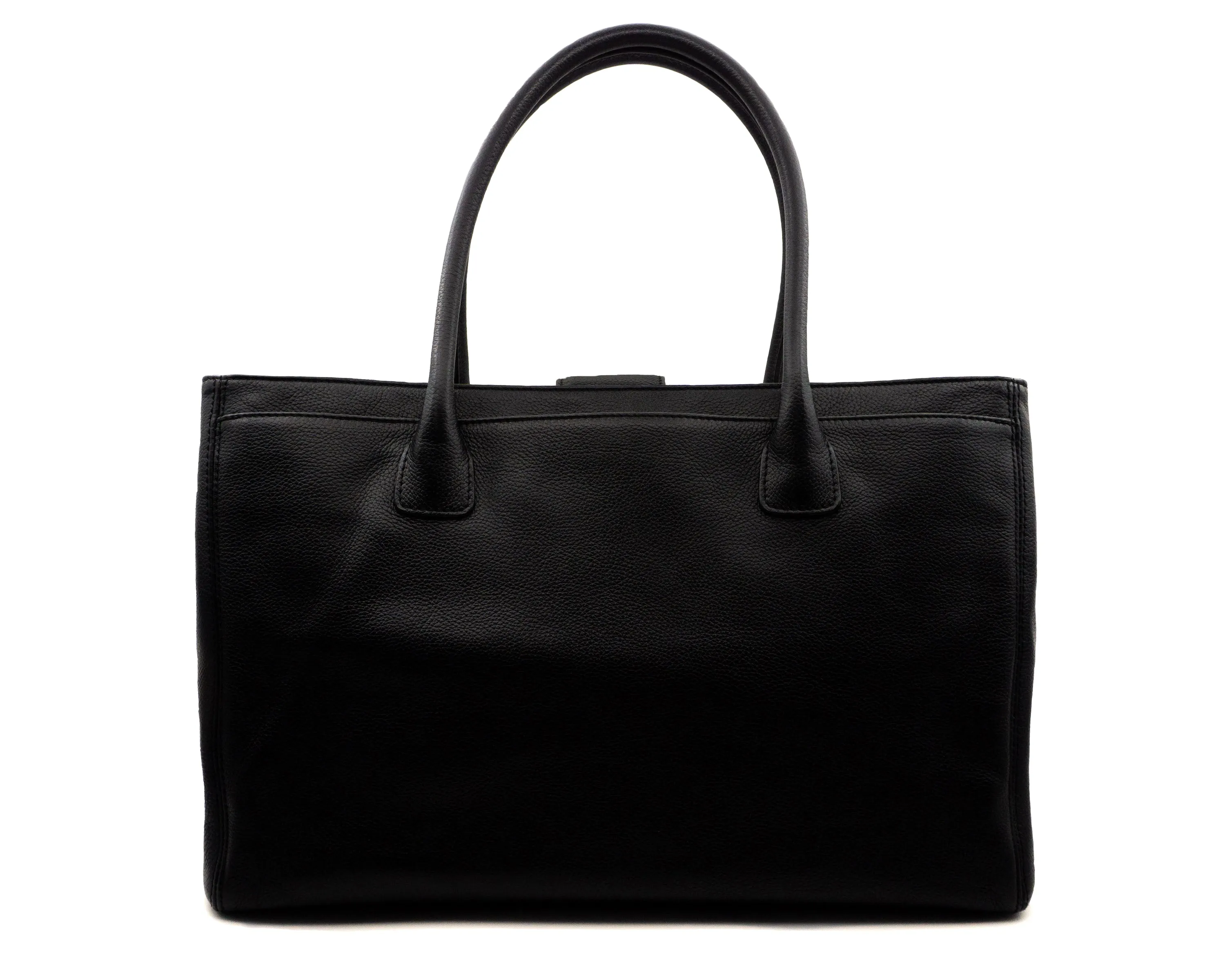Chanel Black Executive Cerf Tote