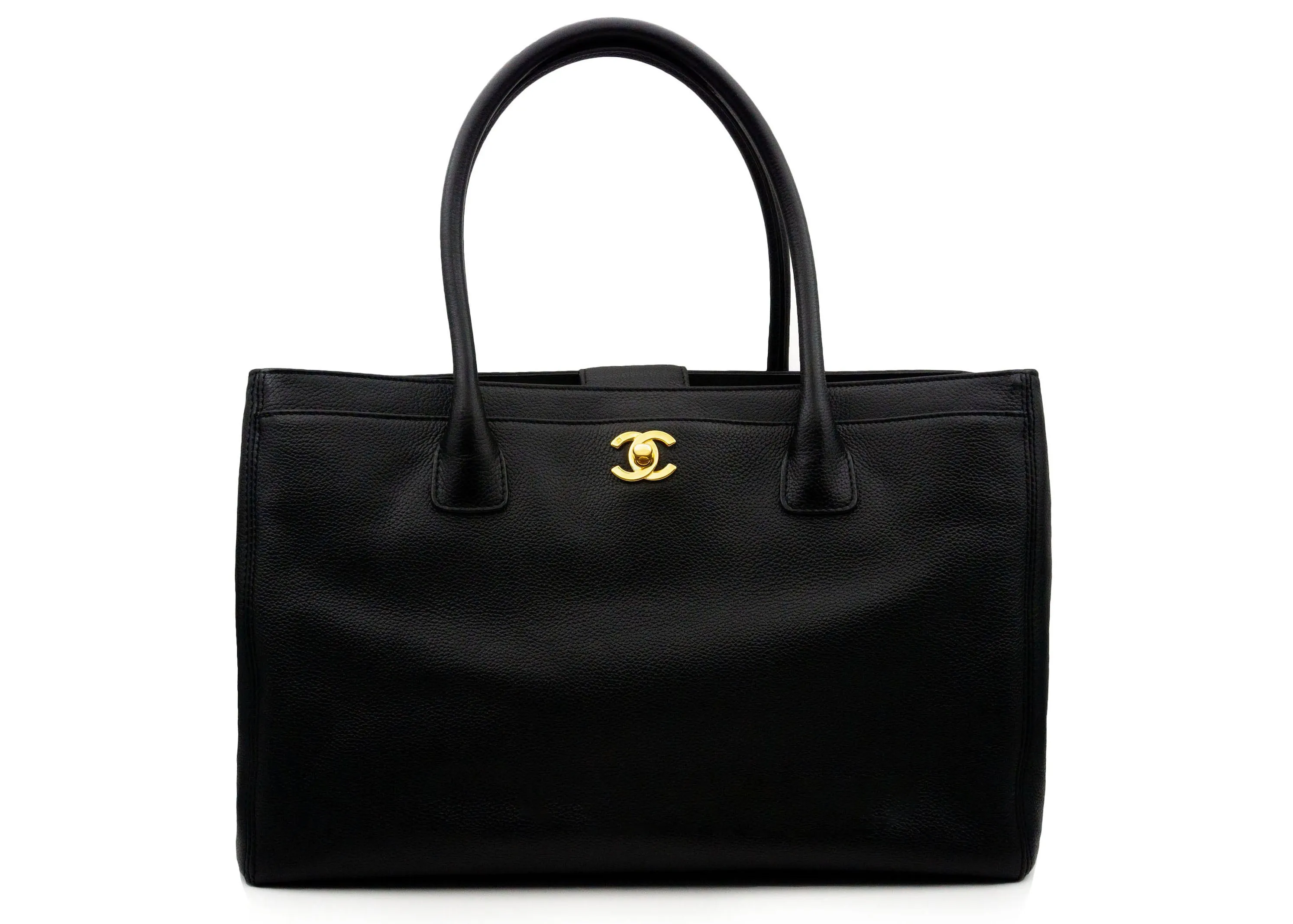 Chanel Black Executive Cerf Tote