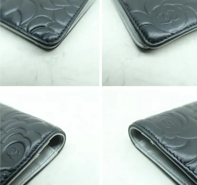 CHANEL Black Leather Wallet