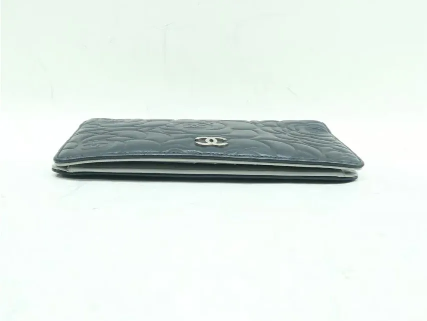 CHANEL Black Leather Wallet