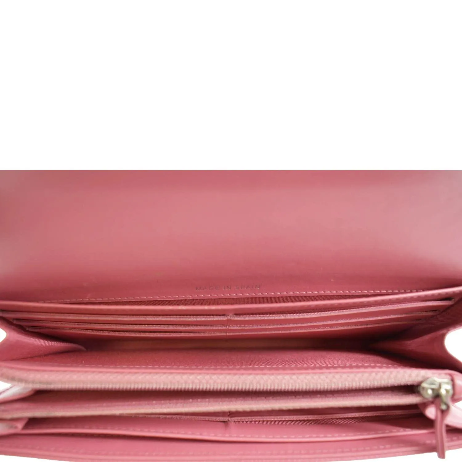 CHANEL Timeless CC Flap Caviar Leather Wallet Pink
