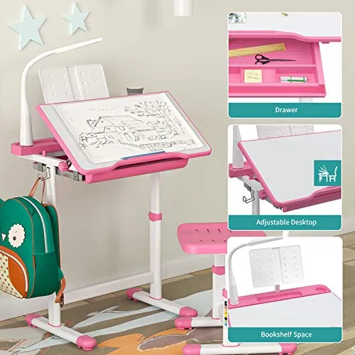 Children's Desk and Chair Set