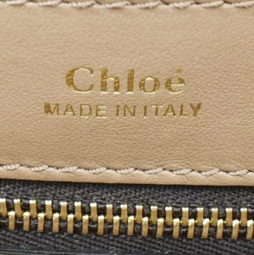 CHLOE Daria Medium Calfskin Leather Shoulder Bag Brown