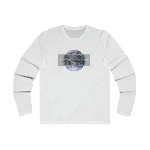 Christian Catholic Religious Earth Globe Christ the King Long Sleeve Tee
