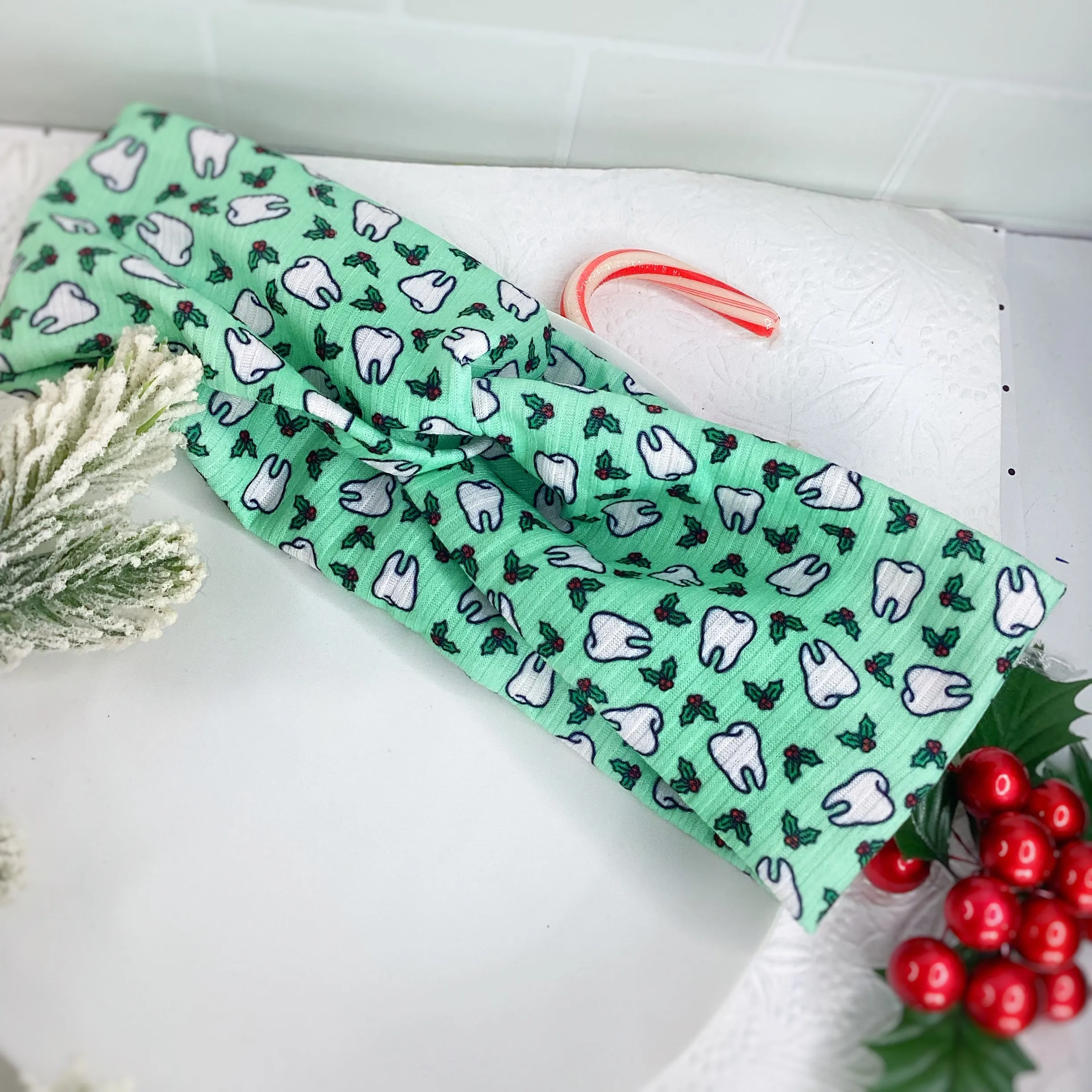 Christmas Dental Headband and Scrunchie Collection