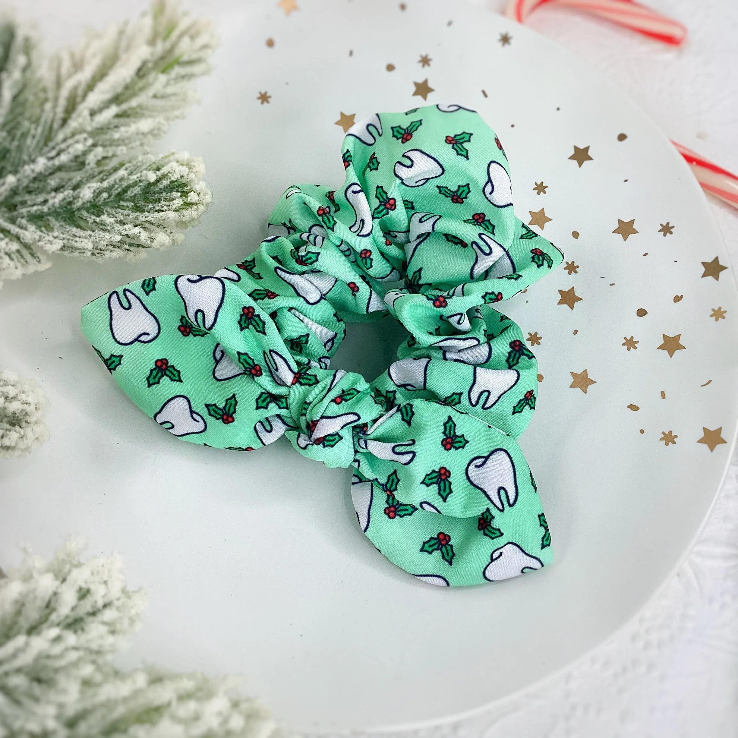 Christmas Dental Headband and Scrunchie Collection