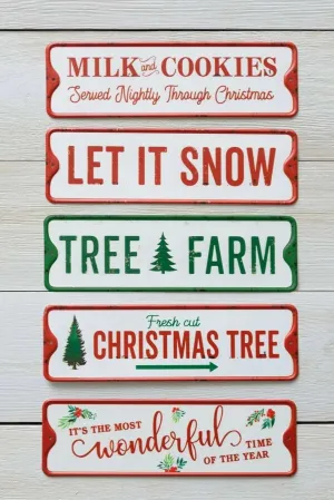 Christmas Street Sign