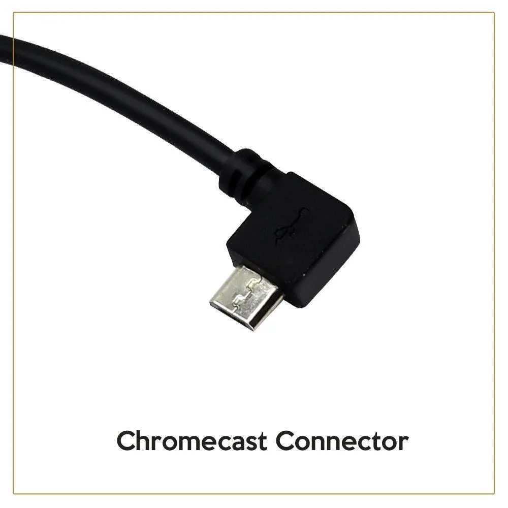 Chromecast USB Cable -- 8 Inch USB Cable and Bonus Chromecast eBook. Designed to Power Your Google Chromecast HDMI Streaming Media Player from Your TV USB Port