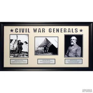 Civil War Generals: Robert E. Lee, Ulysses S. Grant & George Meade