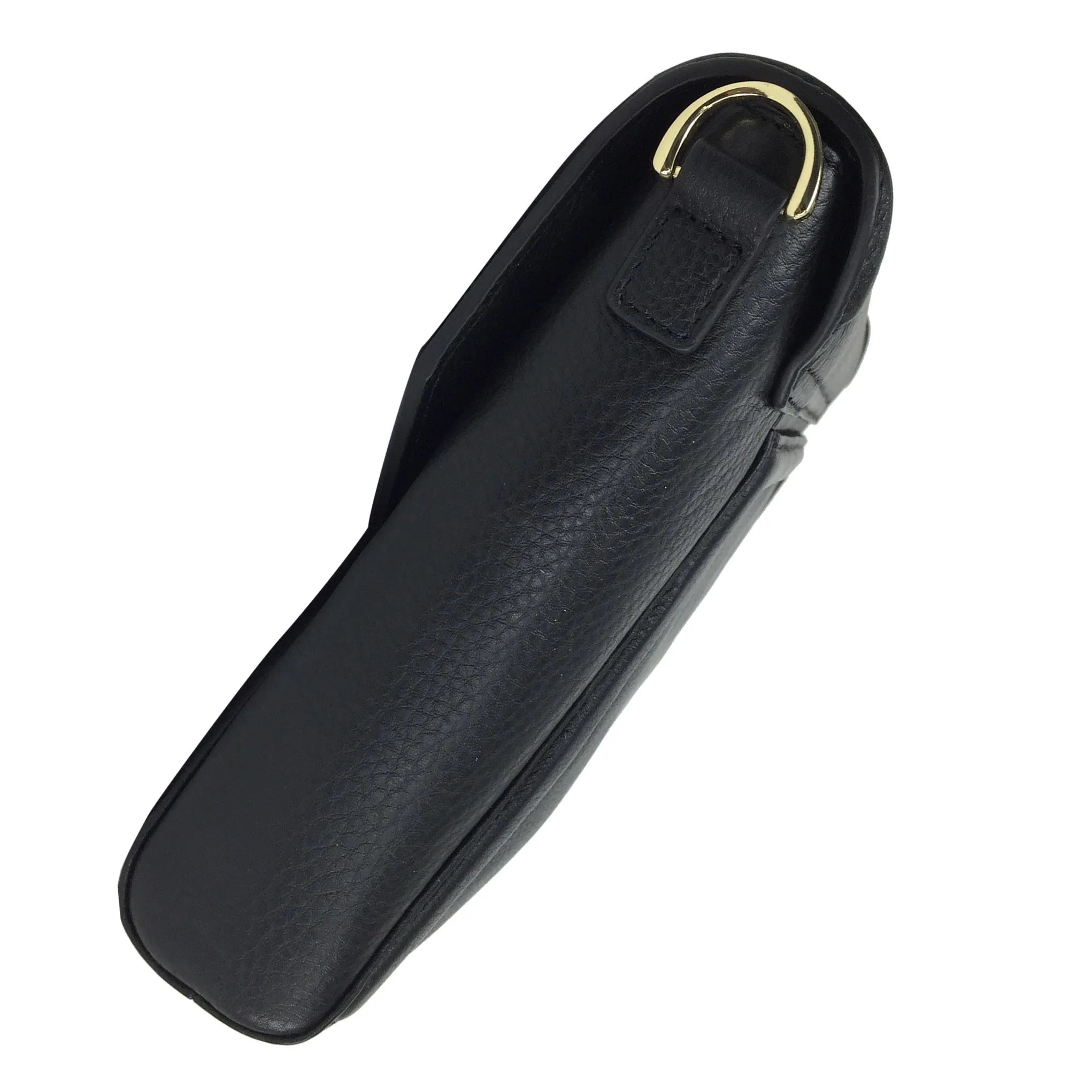 Claudette Portfolio Bag in Black Onyx & Gold