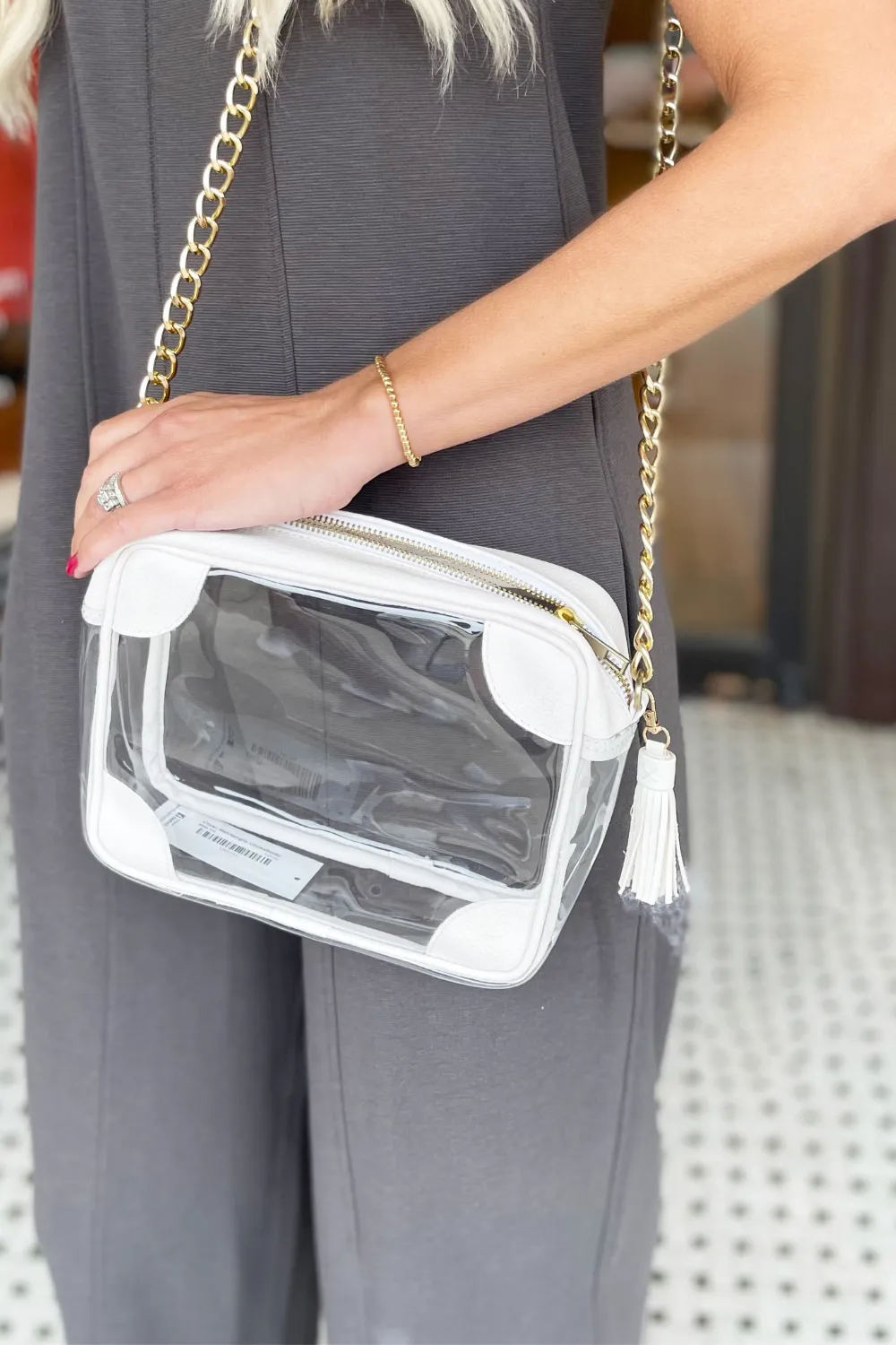 Clear Rectangle Crossbody