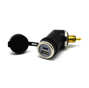Cliff Top DIN to USB/USB Type-C (Angled) Adapter 36W