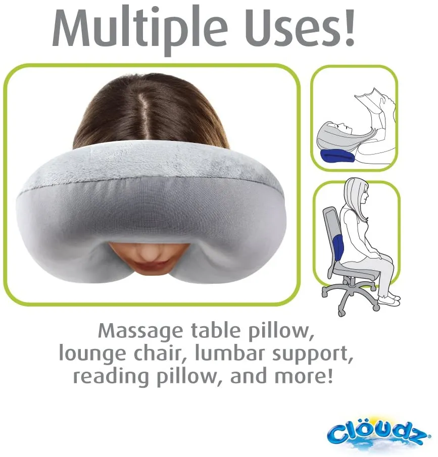 Cloudz Microbead Pillow Bright Pink
