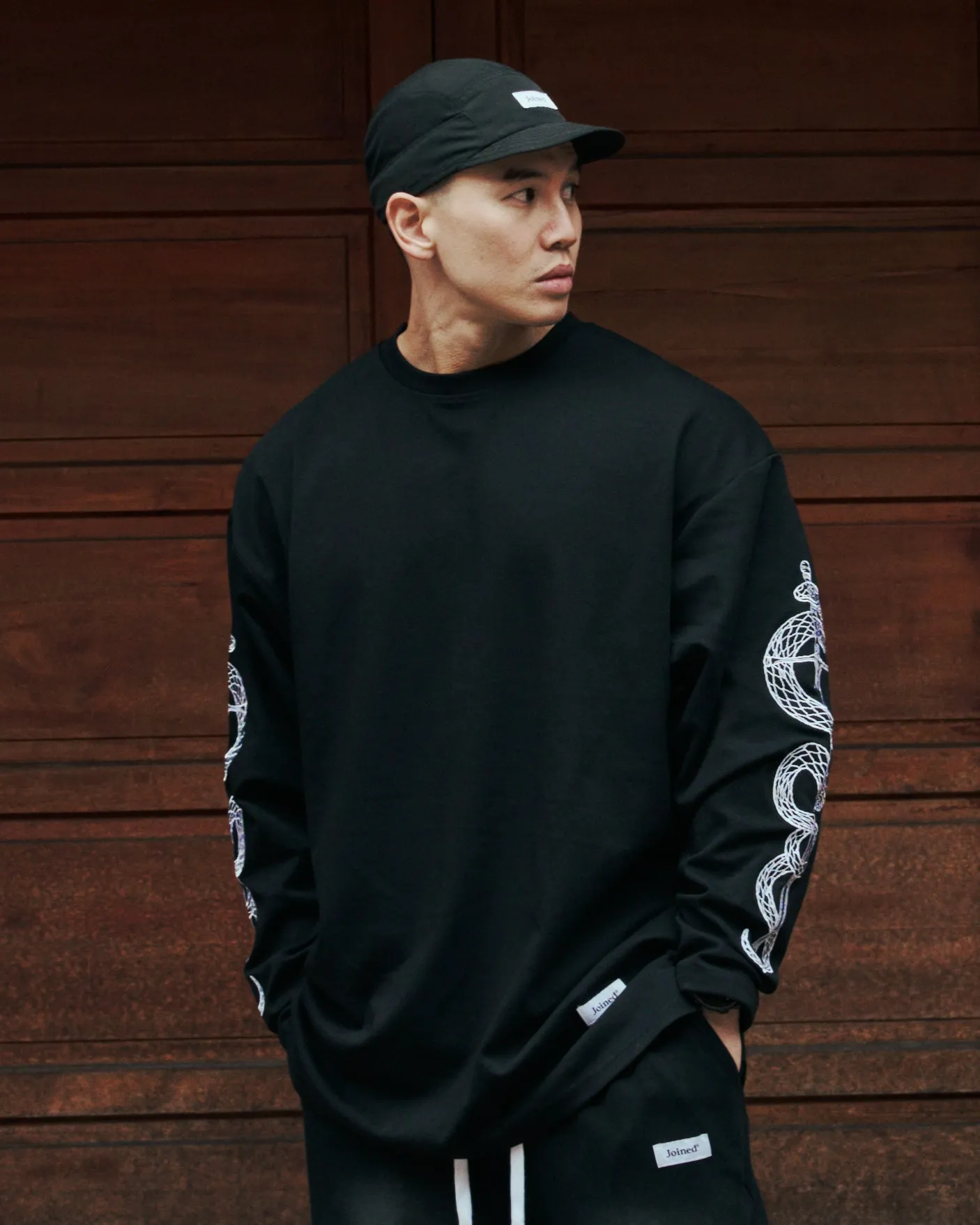 CNY Snake And Sword Extra Oversized Long Sleeves