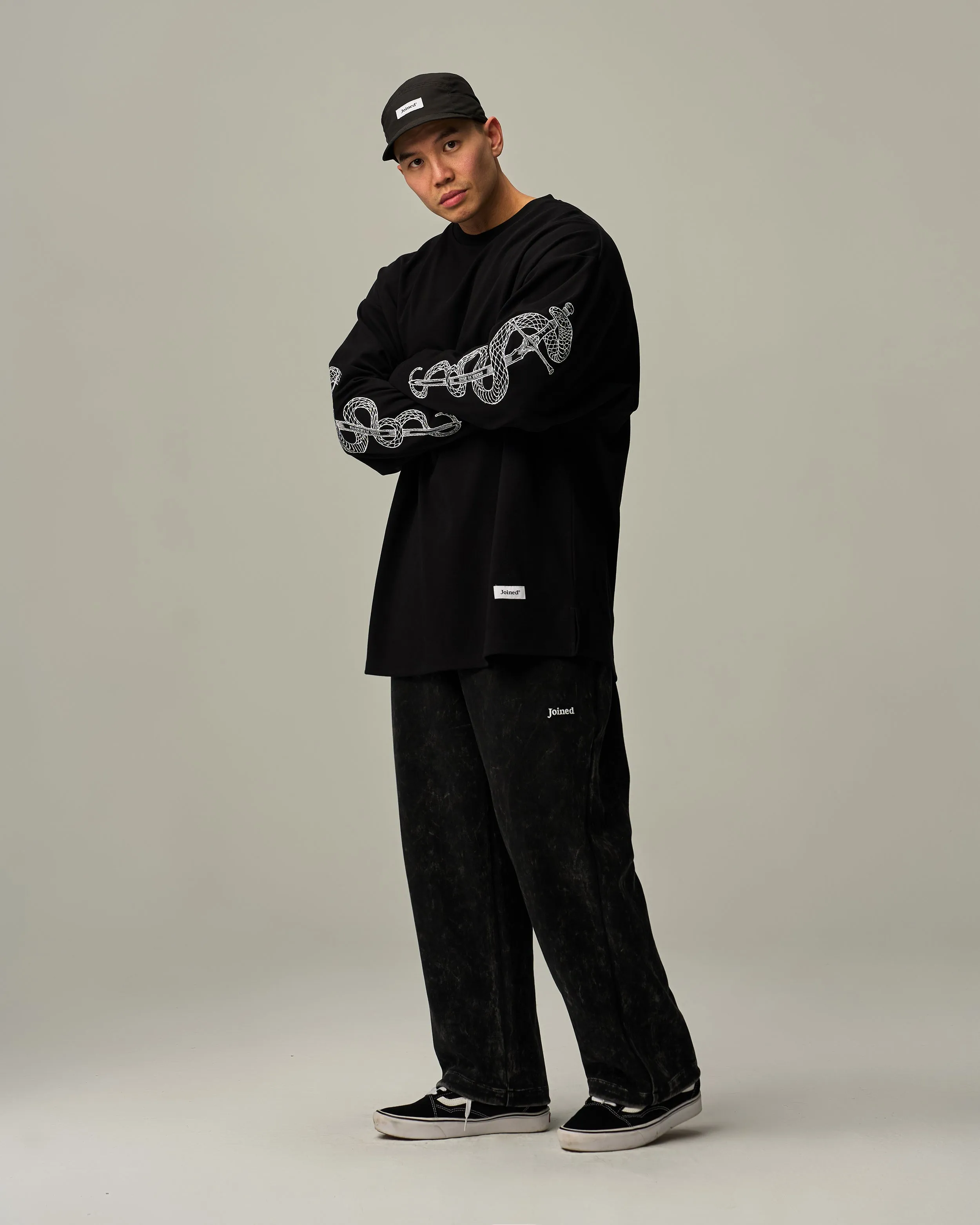 CNY Snake And Sword Extra Oversized Long Sleeves