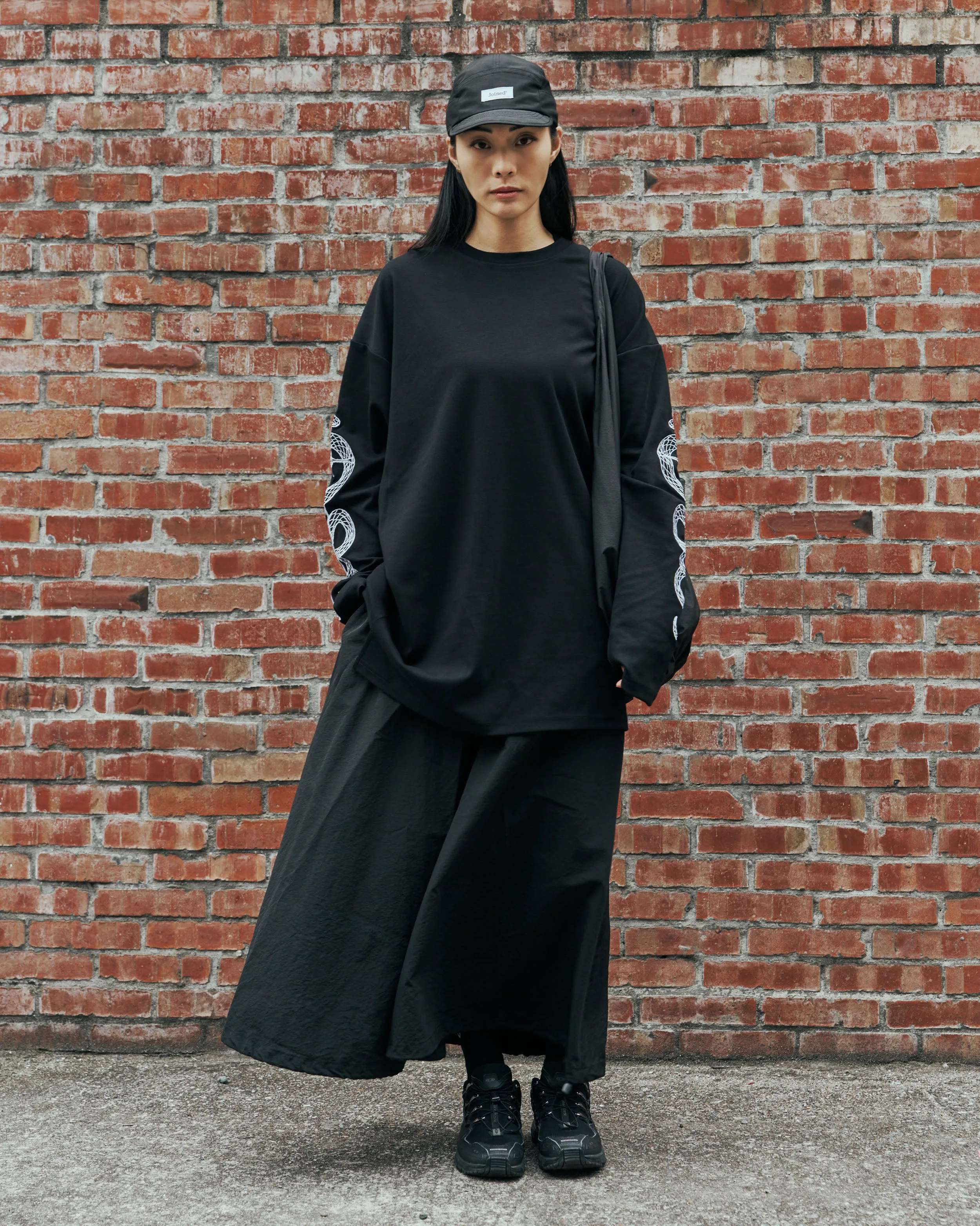 CNY Snake And Sword Extra Oversized Long Sleeves