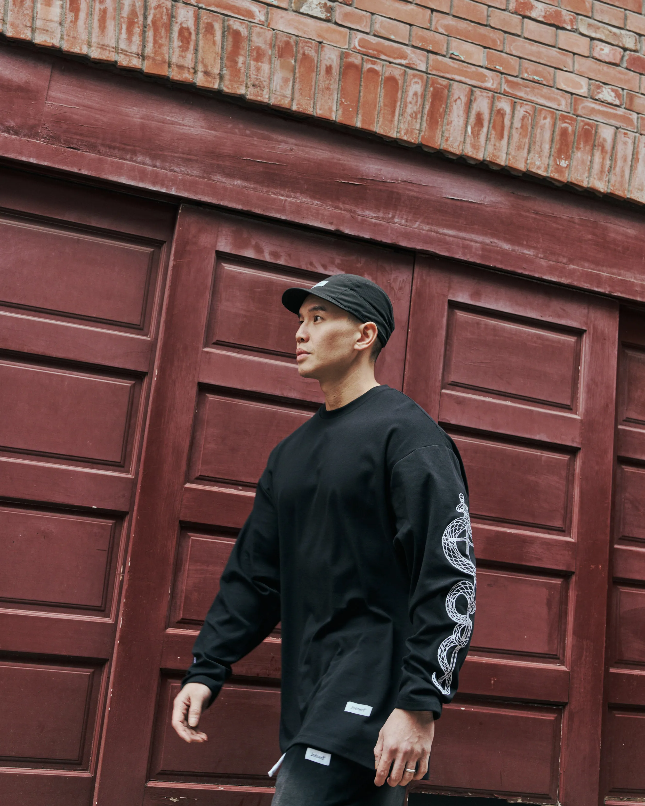 CNY Snake And Sword Extra Oversized Long Sleeves