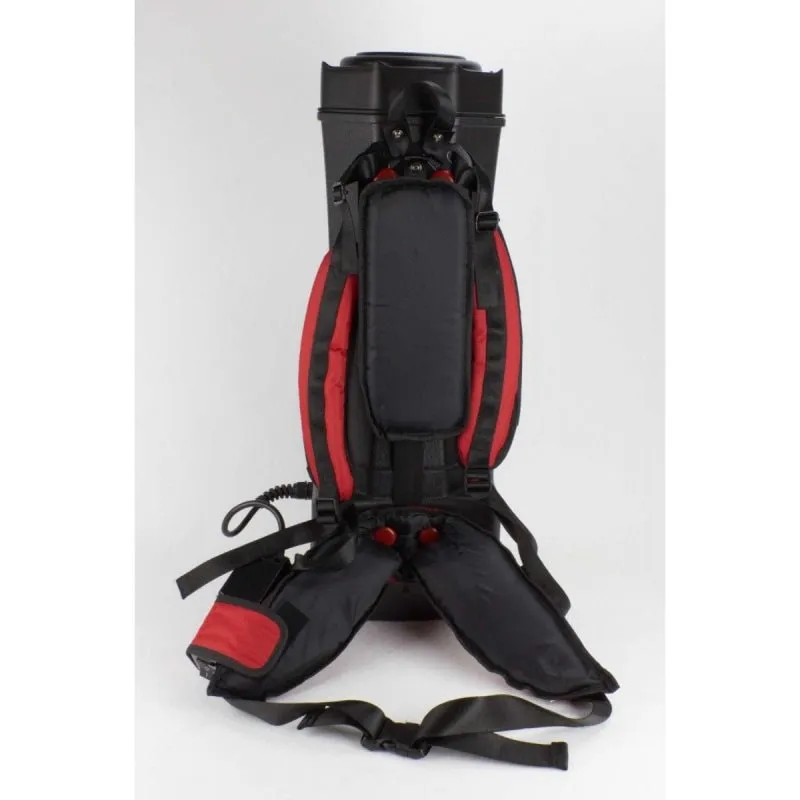 Commercial 2.4 Gallon Backpack Vacuum with HEPA Filtration and Electric Outlet