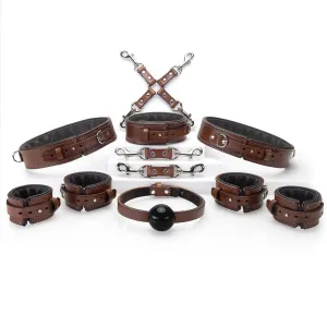 Complete Quick-Release Padded BDSM Set [Slim]