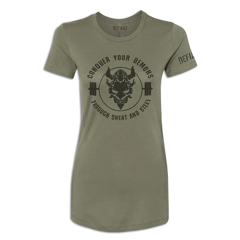 CONQUER - WOMEN'S LONG SLIM FIT TEE - 3 Colors
