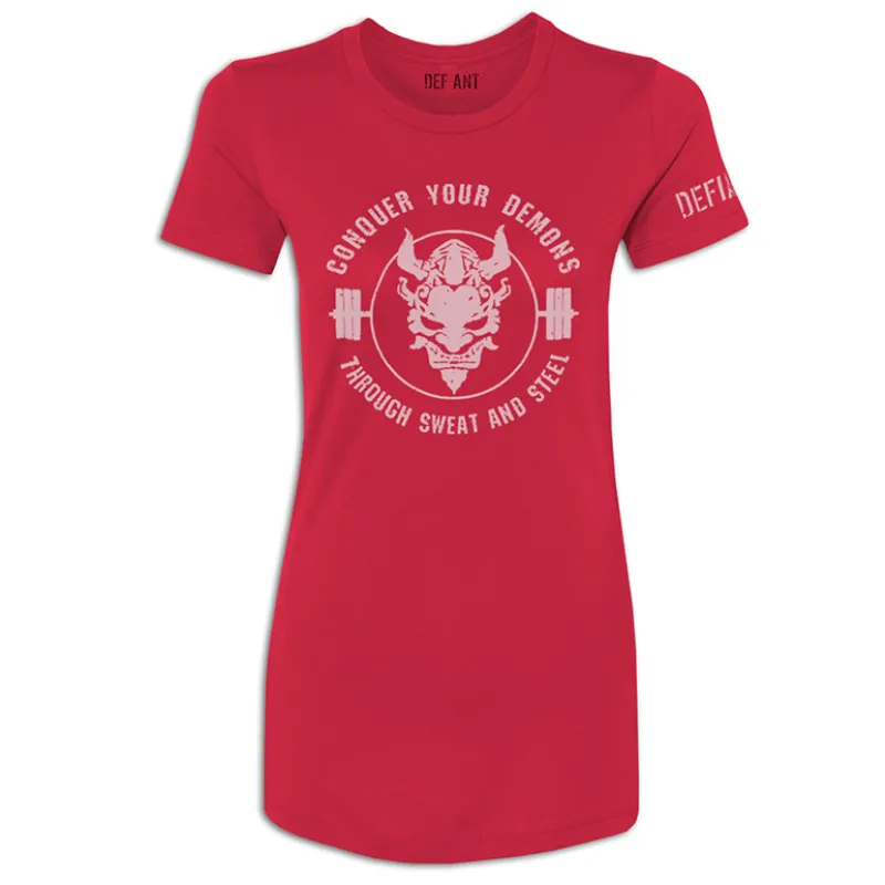CONQUER - WOMEN'S LONG SLIM FIT TEE - 3 Colors