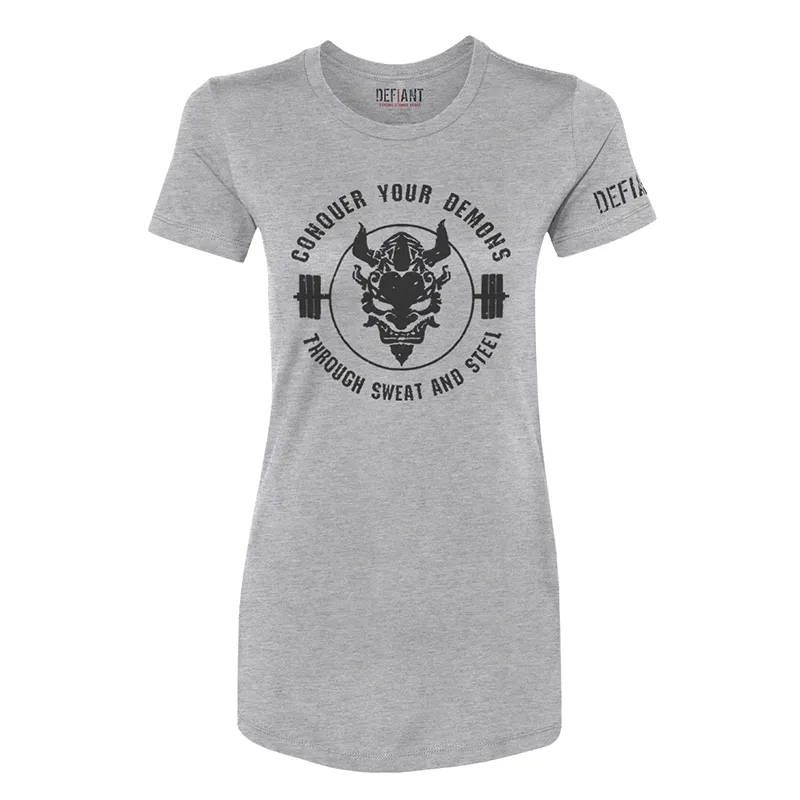 CONQUER - WOMEN'S LONG SLIM FIT TEE - 3 Colors