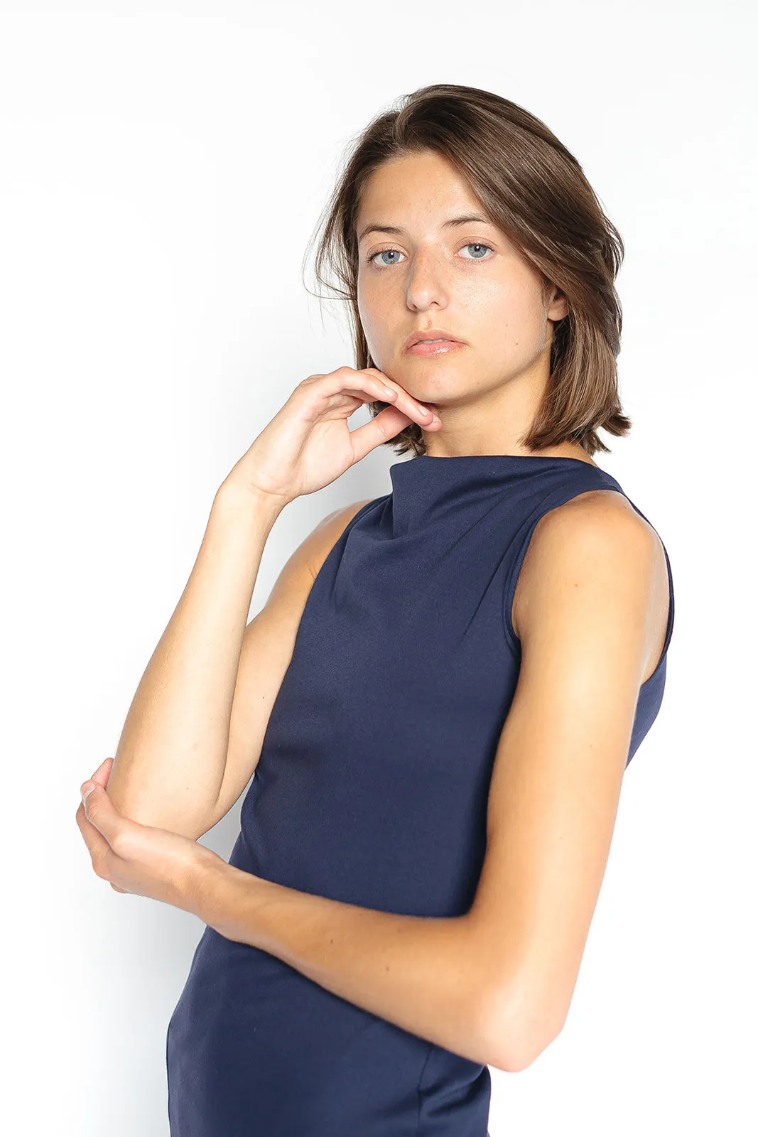 Contour Dress - Navy (US 4, 6)