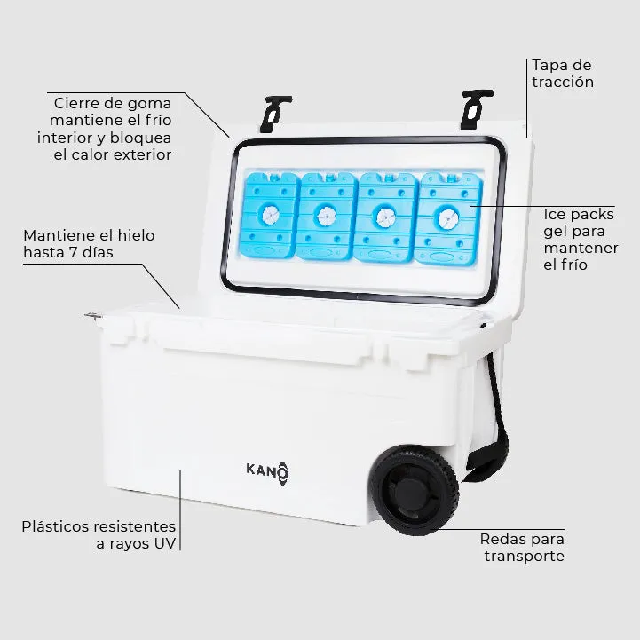 Cooler Grey 55QT