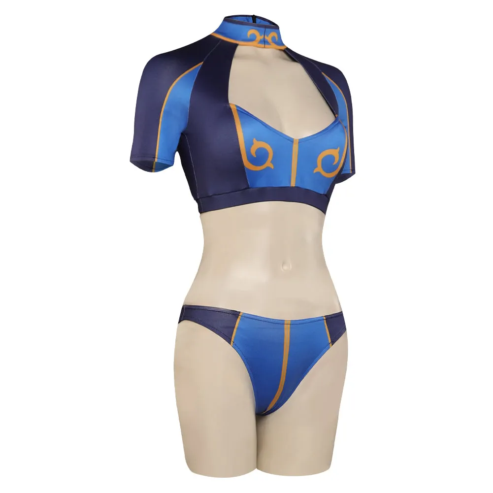 Cosplay Costume Outfits Halloween Carnival Party Disguise Suit Street Fighter-Chun-Li
