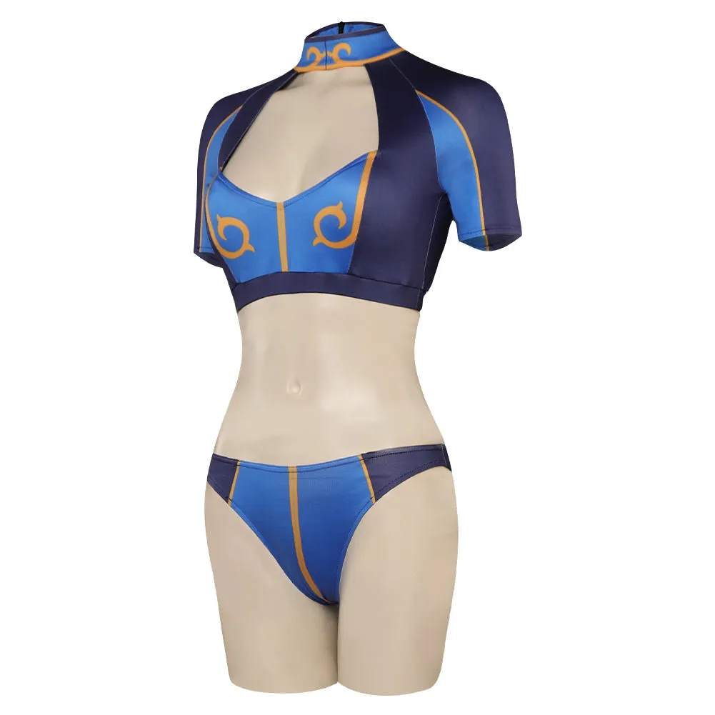 Cosplay Costume Outfits Halloween Carnival Party Disguise Suit Street Fighter-Chun-Li