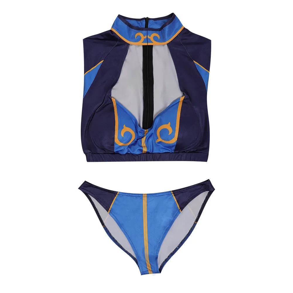 Cosplay Costume Outfits Halloween Carnival Party Disguise Suit Street Fighter-Chun-Li