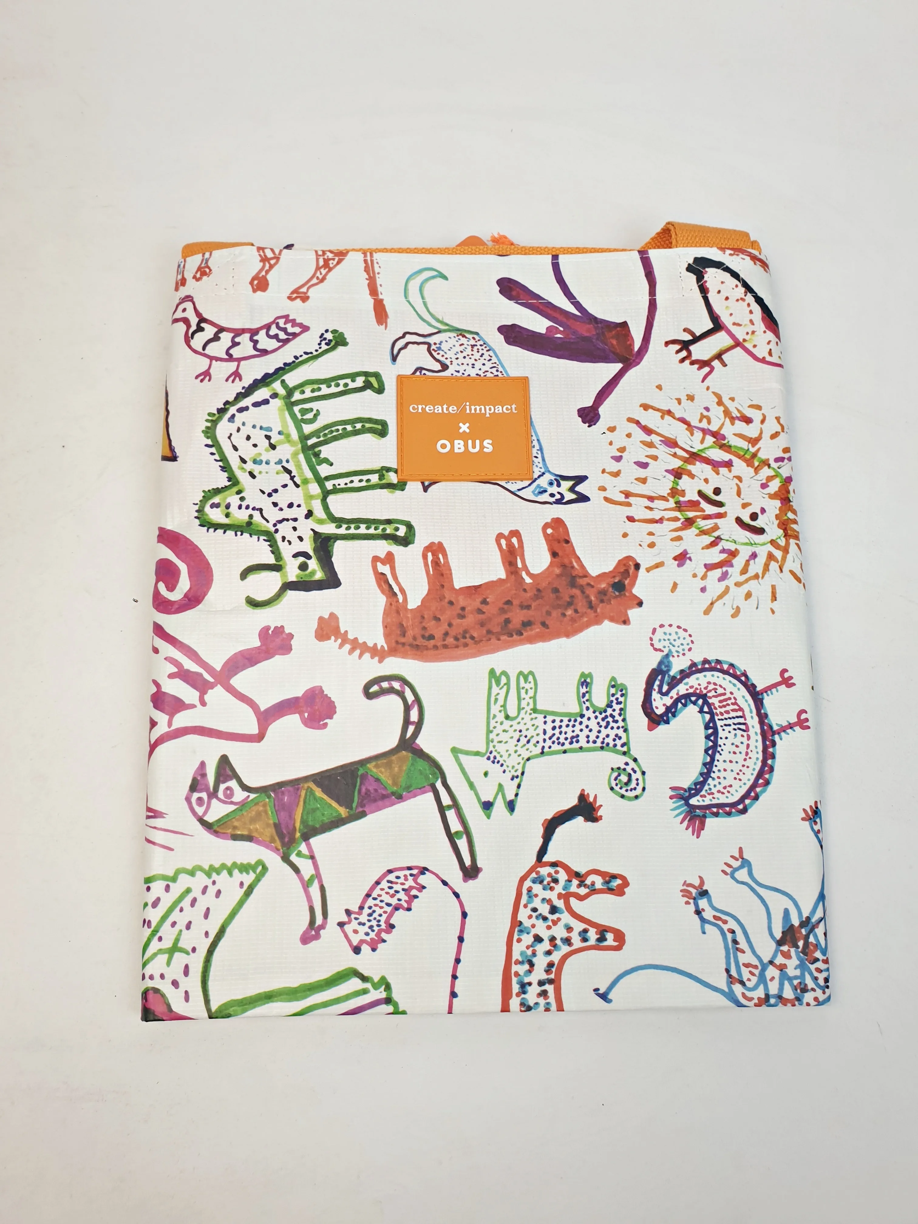 Create/impact   Obus large animal print tote / shopper bag