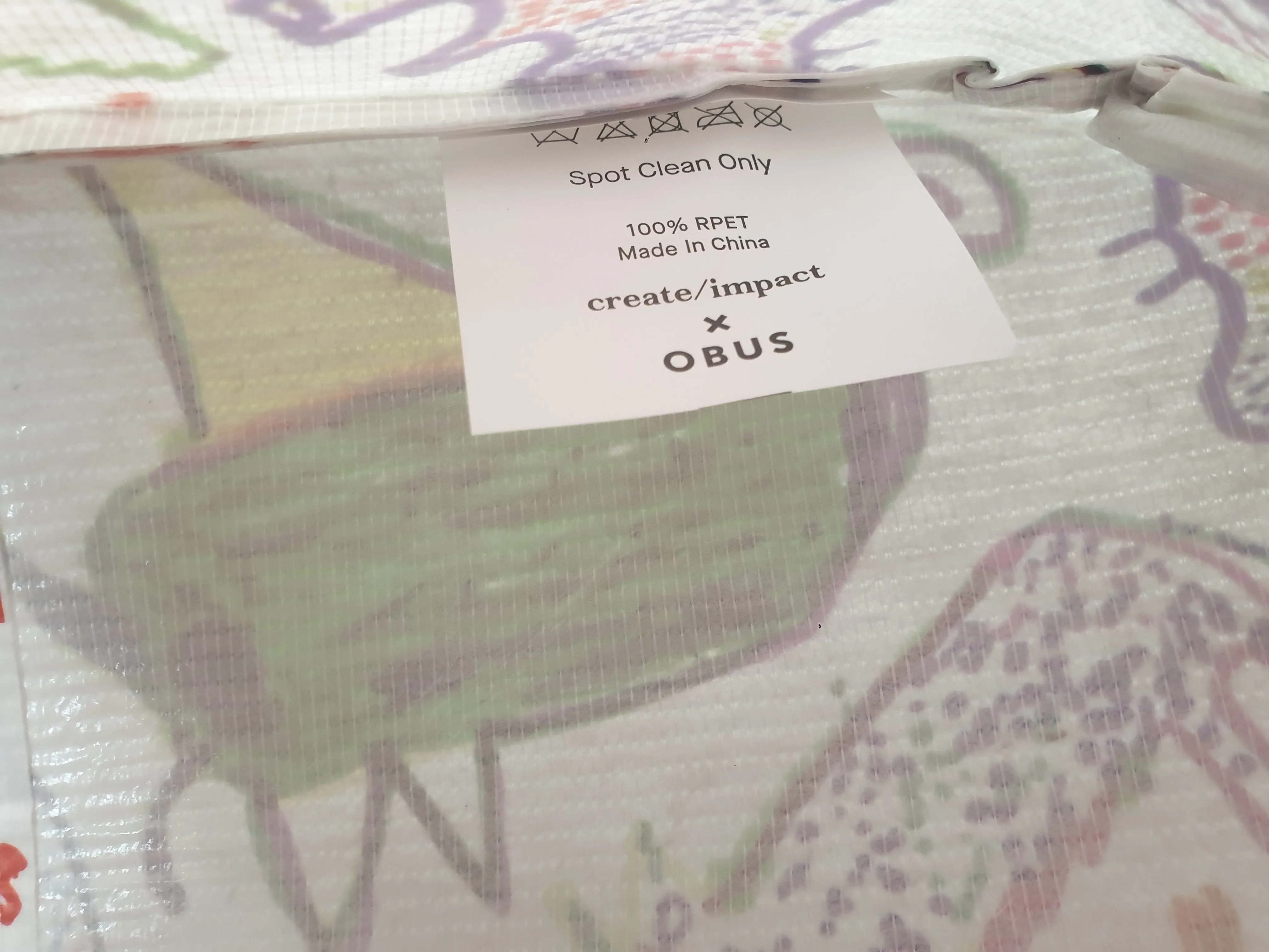 Create/impact   Obus large animal print tote / shopper bag